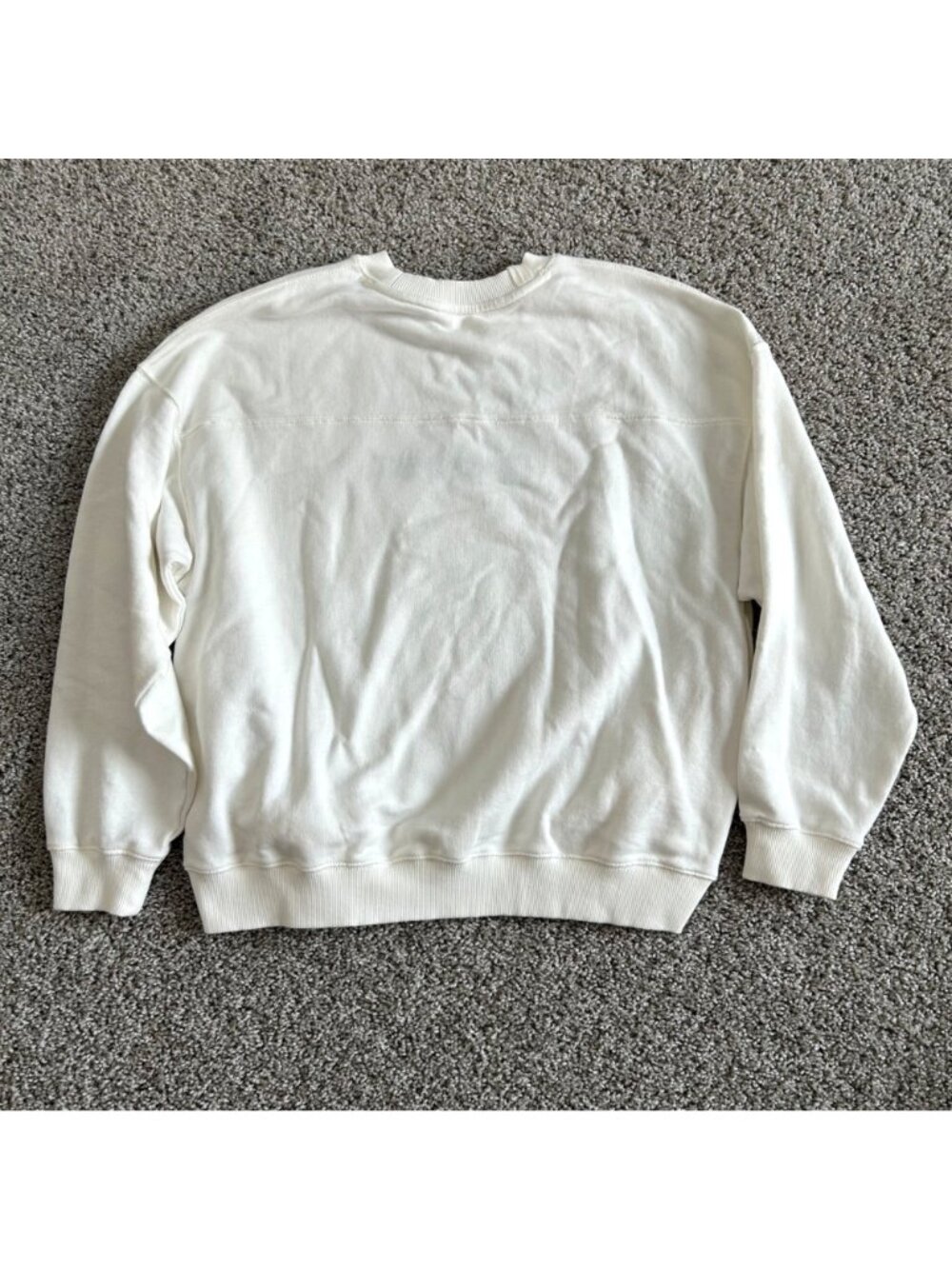 FP Movement Women's Sz Small White Crewneck All Star Embroidered Logo Sweatshirt - Picture 3 of 16